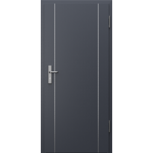 INNOVO 42 dB Intarsje 9 Antracit HPL CPL 